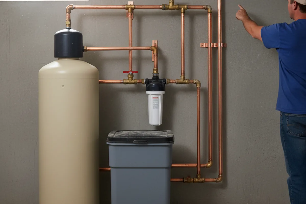 Whole-house water treatment system installed in Sachse